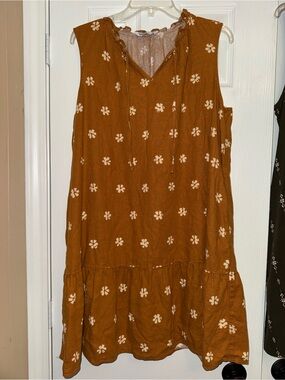 Sonoma Sleeveless Floral Tiered Dress